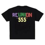 Photo 2 Oversized Reunion Black Sp5der T-Shirt the back side