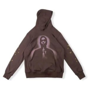 Photo 1 Sp5der Thug Hoodie Angel Brown the font side