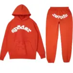 Orange Logo Spider Worldwide Tracksuit the front side - Photo 1