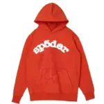 Orange Logo Spider Worldwide Tracksuit the front side - Photo 2