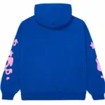 Photo 2 Sp5der Beluga Hoodie Blue the back side