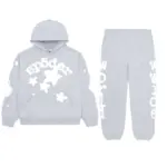 Sp5der Beluga Tracksuit Heather Grey the front side - Photo 1