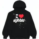 Photo 1 Sp5der I Heart SP5 Souvenir Hoodie Black the front side
