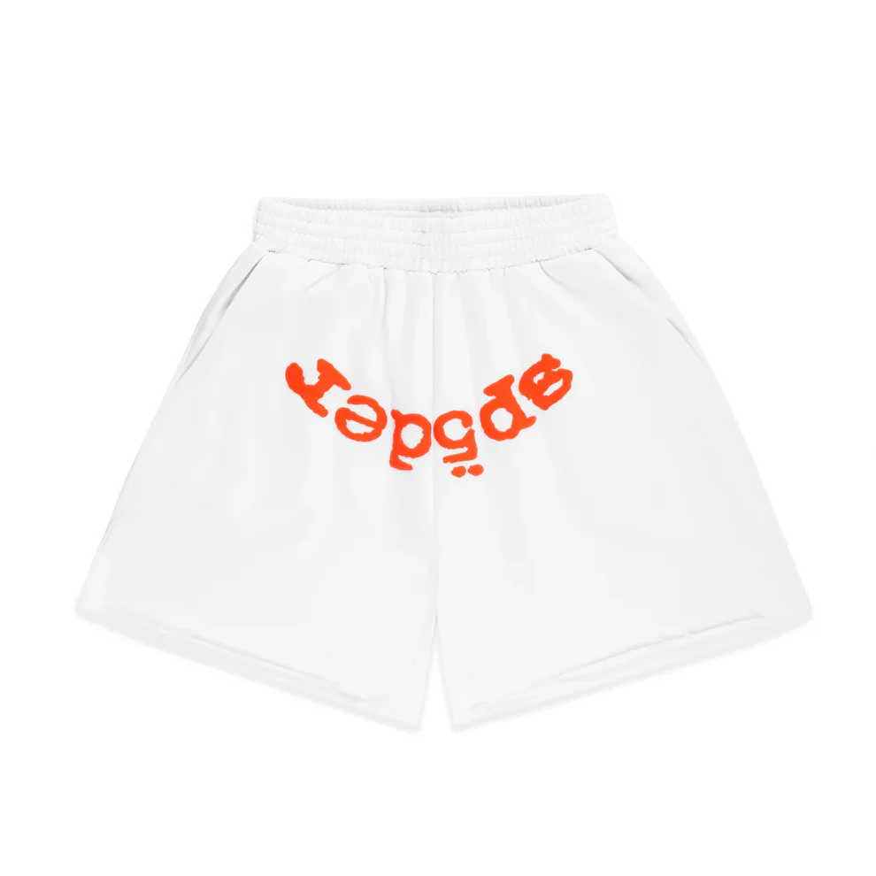 Sp5der OG Web V2 Sweatshort White